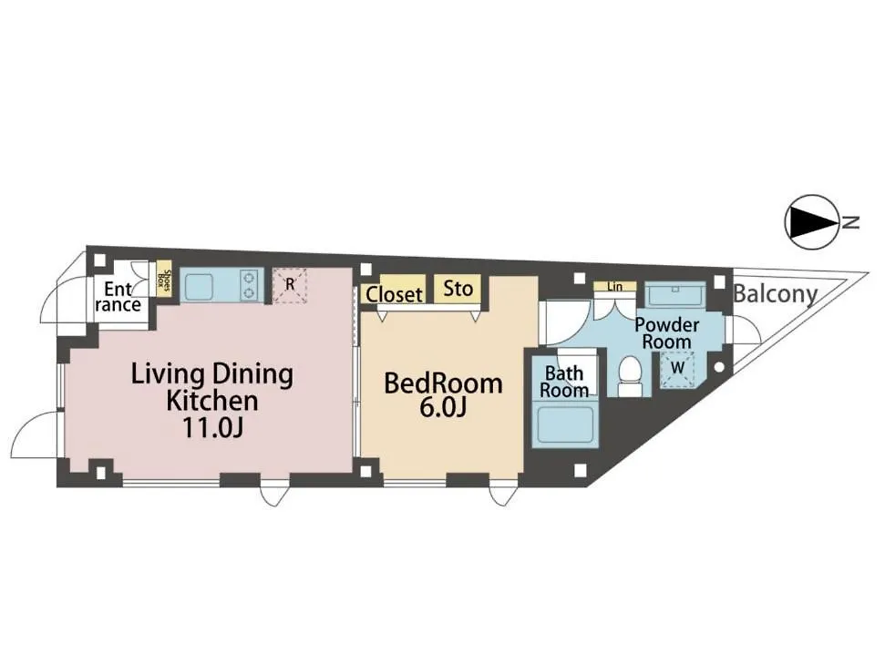 Apartmán Space Roppongi Prefektura Tokio